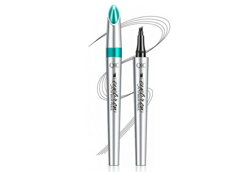 KINSI Augenbrauen-Stift Geteilter Flüssiger Augenbrauenstift,Natürliche Wild-Augenbrauen Optik, Wasserfest & Nicht Verschmierend von KINSI