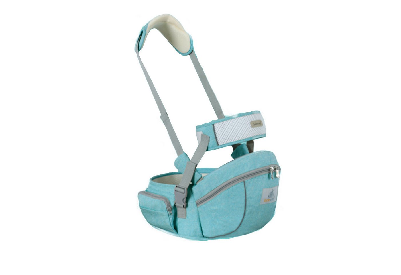 KINSI Bauchtrage Babytrage Taille Hocker,Schulter+Sicherheitsgurt,belastbar,verstellbar (Spar-Set), Große Kapazität, geringes Gewicht und gute Zähigkeit von KINSI