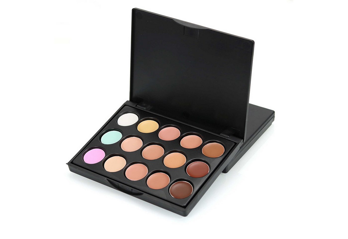 KINSI Concealer-Palette 15 farbige Concealer Palette,Concealer Kosmetik,Concealer und Refiner, Concealer-Palette für Sommersprossen und dunkle Kreise von KINSI