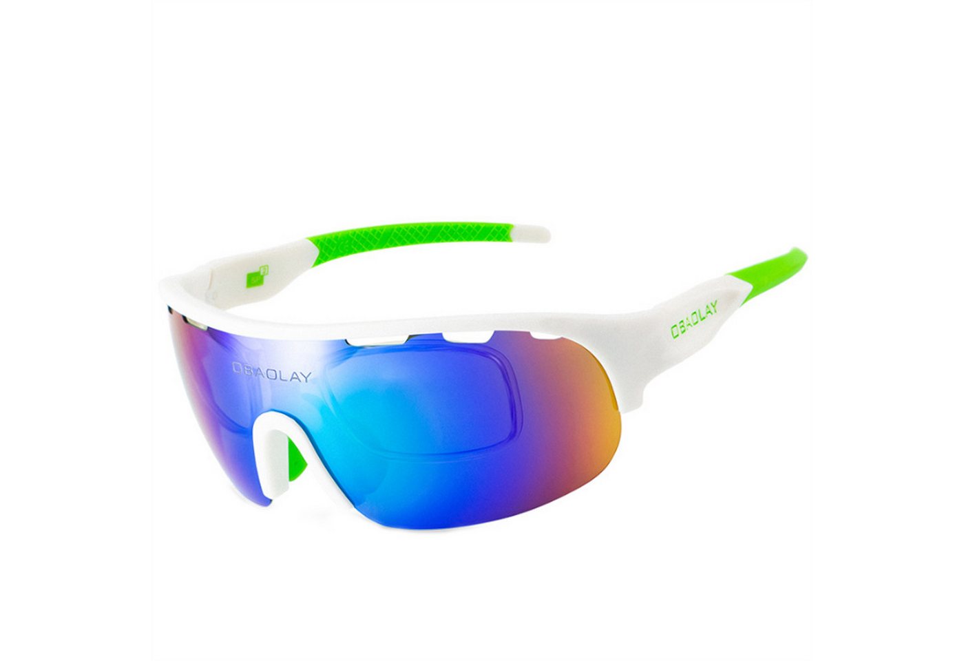 KINSI Fahrradbrille Polarisierte Radsportbrille mit UV Schutz,Sonnenbrille für Outdoor, Hochwertige Tönung,Kratzfest & Stabil von KINSI