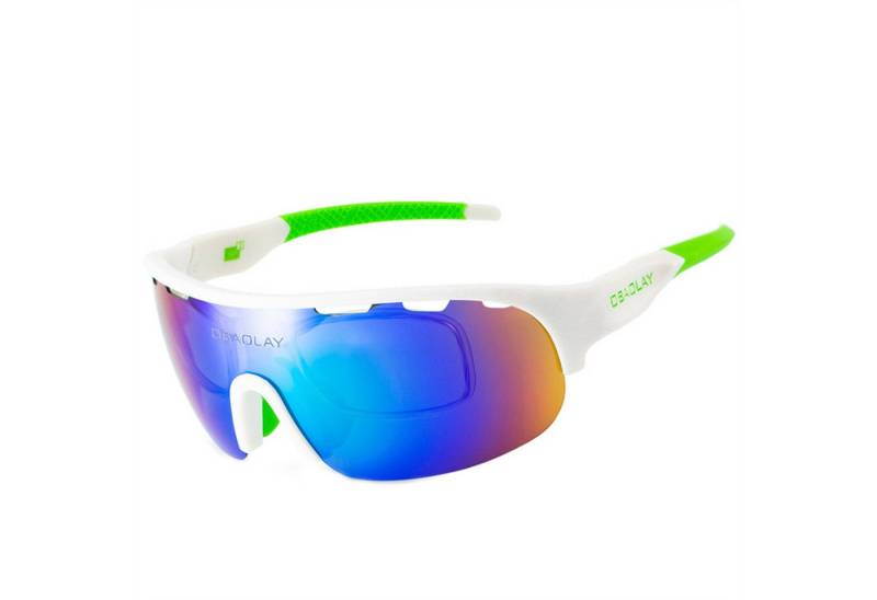 KINSI Fahrradbrille Polarisierte Radsportbrille mit UV Schutz,Sonnenbrille für Outdoor, Hochwertige Tönung,Kratzfest & Stabil von KINSI