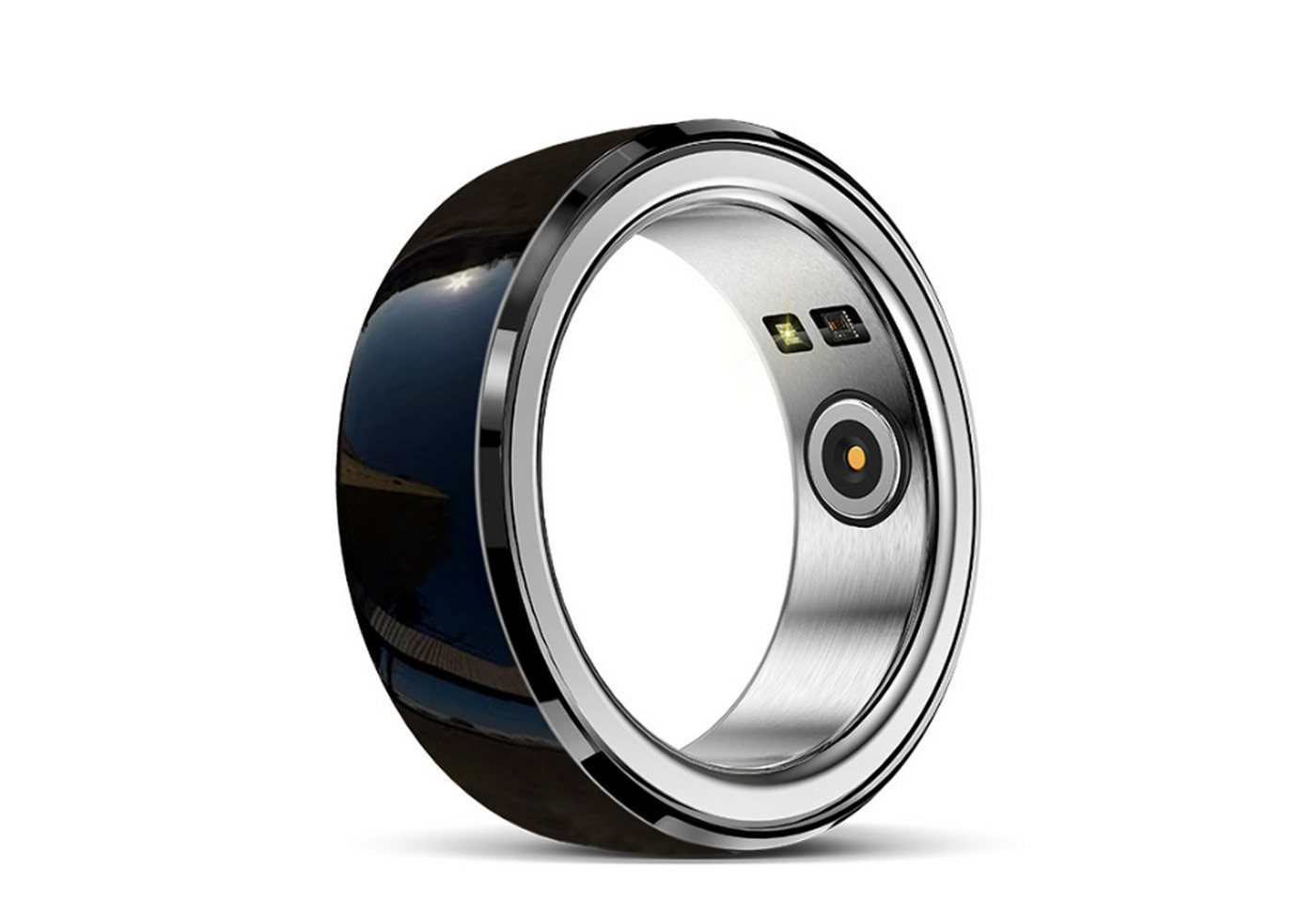 KINSI Fingerring Intelligenter Ring für Gesundheitsmonitoring,Wasserdicht, Verfolgt Echtzeit-Schlaf, Herzfrequenz & Blutoxygen von KINSI