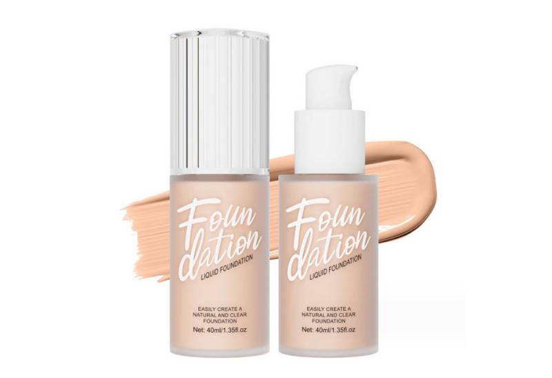 KINSI Foundation Langanhaltende Concealer-BB-Creme 40ml, glatt, natürliche Deckkraft, 6 Farben, mattes 24-Stunden-Make-up mit Ölkontrolle von KINSI