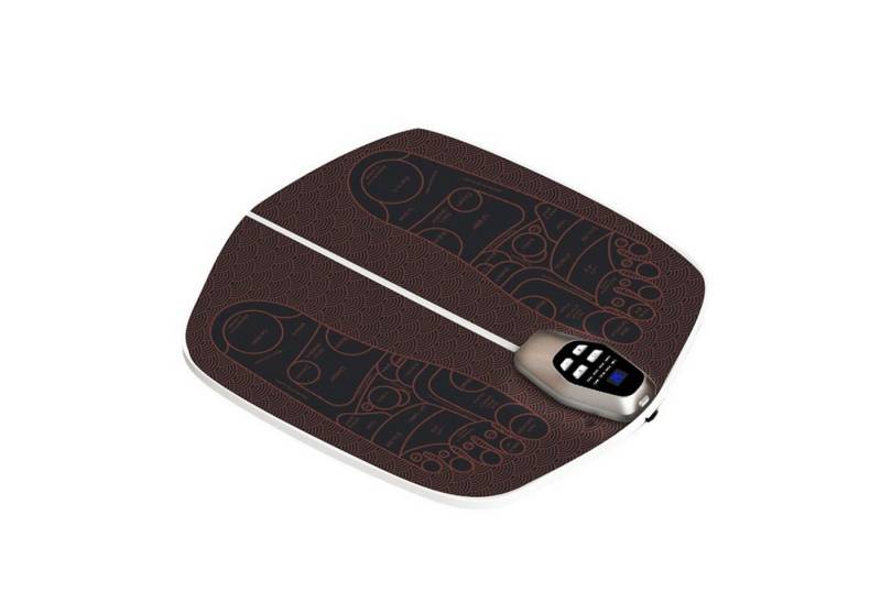 KINSI Fußmassagematte EMS Elektrische Fußmassagegerät - 8 Programme & 32 Intensitätsstufen, 8 Massagemodi, 32 Gänge für Tiefenentspannung von KINSI