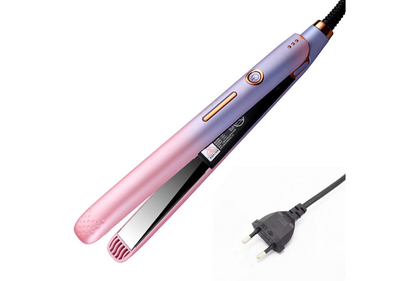KINSI Glätteisen Haarglätter 2-in-1 - Glätteisen mit Ionentechnologie Keramikbeschichtung, Haarglätter 2-in-1 von KINSI