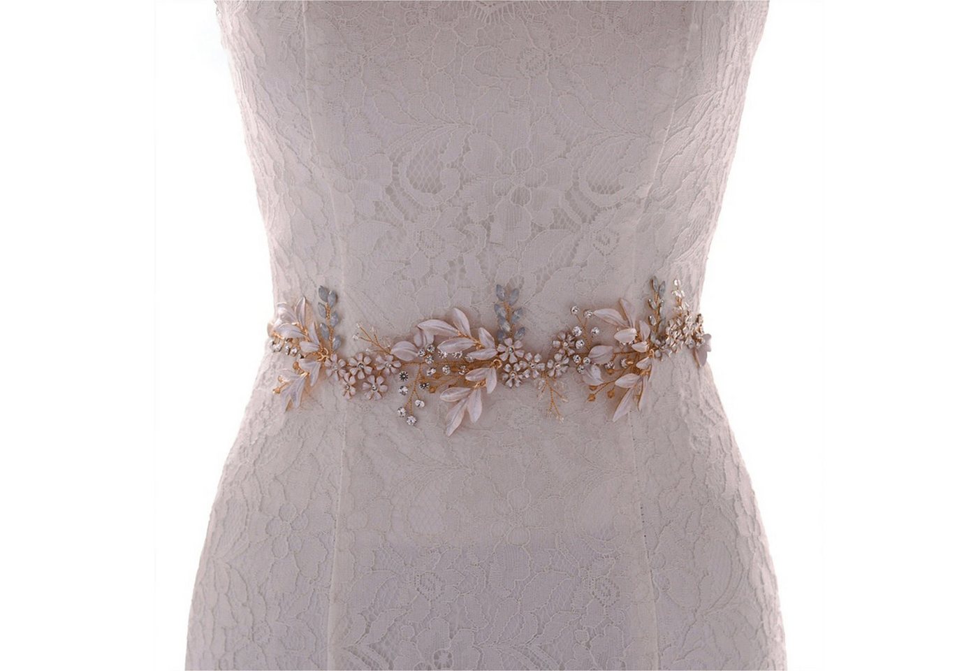 KINSI Hüftgürtel Kristall Brautgürtel – Elegante Taillenbetonung für Brautkleider Schlankmachendes Hochzeitsaccessoire von KINSI