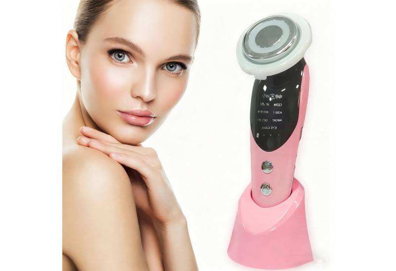 KINSI Kosmetikbehandlungsgerät EMS-Beauty-Gerät,Gesichtsmassagegerät,Kosmetische HF-Instrumente, Reinigt und entgiftet,strafft und strafft die Haut von KINSI