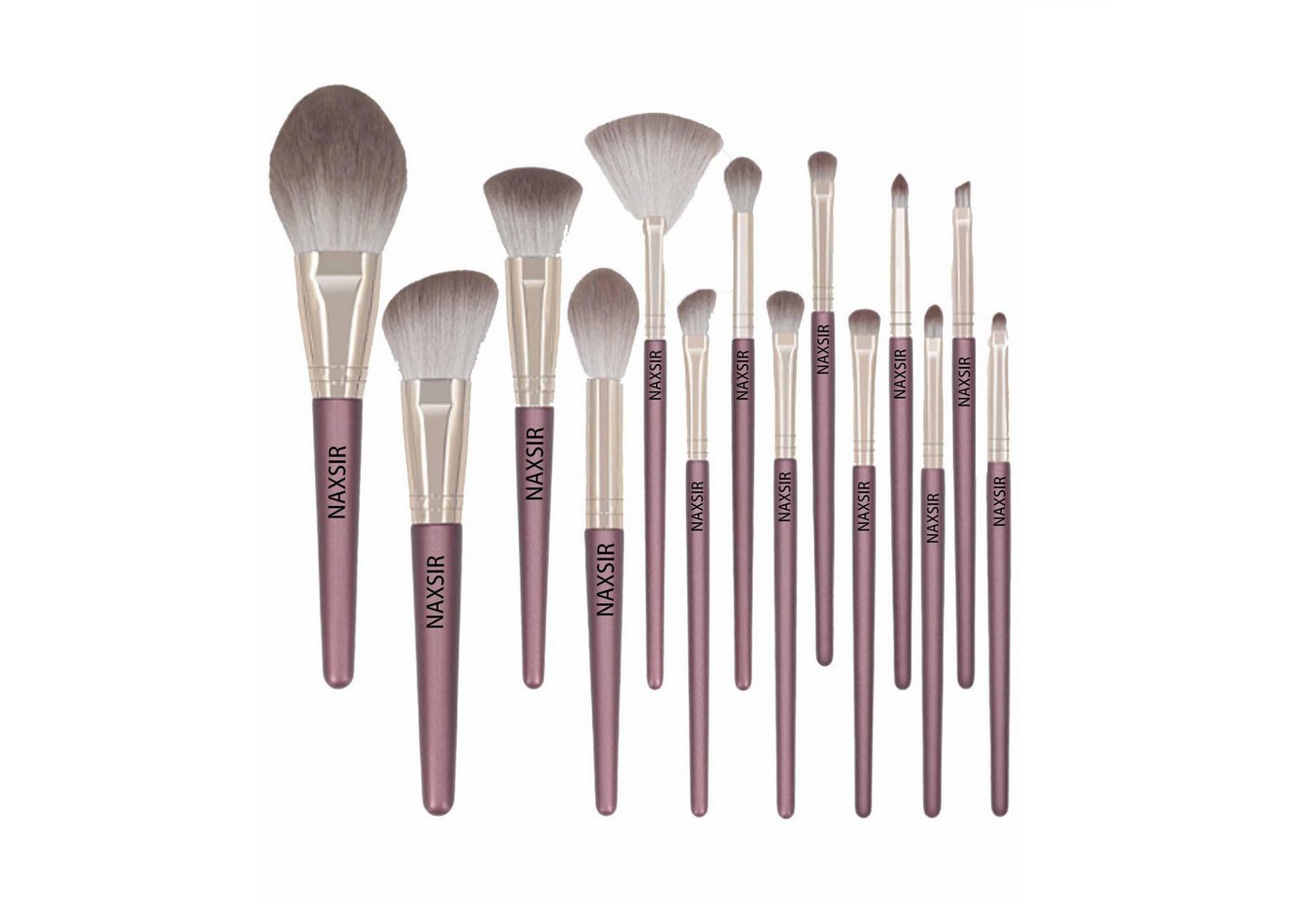 KINSI Kosmetikpinsel-Set 14-teiliges professionelles Makeup-Pinselset mit Pinseltrommel, 14 tlg., Foundation-Pinsel, Gesichts-Pinsel, Lidschatten-Pinsel, Lippen-Pinsel KINSI Kosmetikpinsel-Set 14-teiliges professionelles Makeup-Pinselset mit Pinseltrommel, 14 tlg., Foundation-Pinsel, Gesichts-Pinsel, Lidschatten-Pinsel, Lippen-Pinsel von KINSI