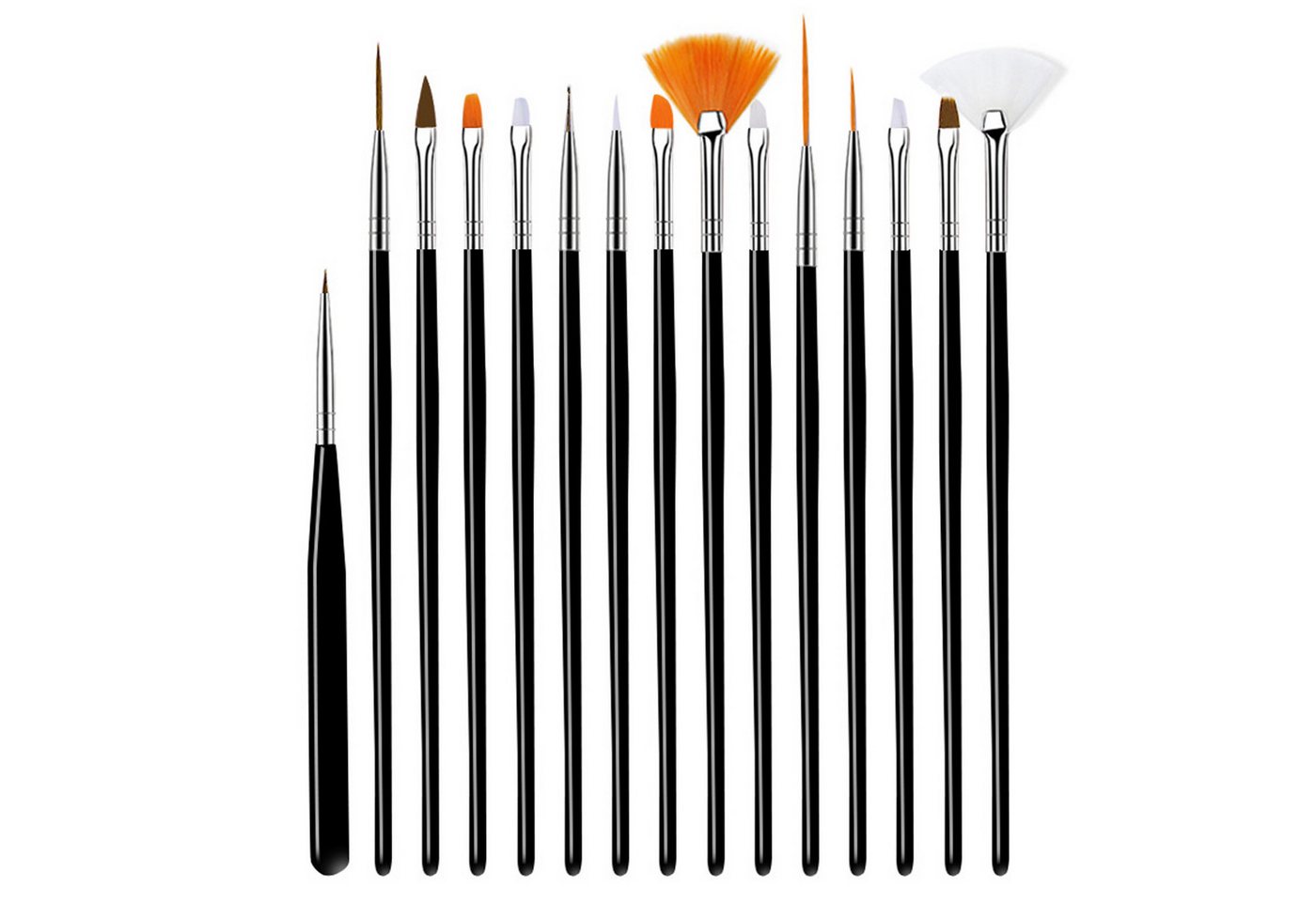 KINSI Kosmetikpinsel-Set 15 Nagelbürsten-Werkzeug-Set, Nagelbürsten-Set für UV-Kleber, 15 tlg., Multifunktional Acryl Nagel Kunst Pinsel, Painting Salon and DIY KINSI Kosmetikpinsel-Set 15 Nagelbürsten-Werkzeug-Set, Nagelbürsten-Set für UV-Kleber, 15 tlg., Multifunktional Acryl Nagel Kunst Pinsel, Painting Salon and DIY von KINSI