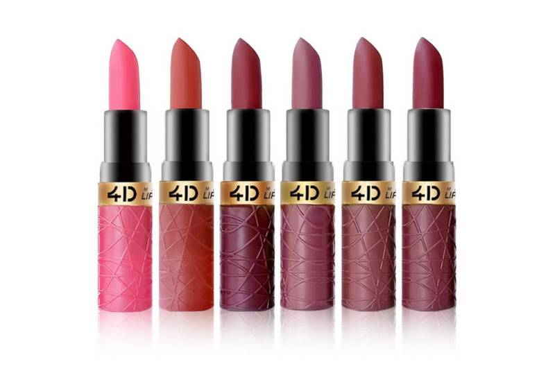 KINSI Lippenstift-Set Matt Lippenstift & Lipgloss Set - 6 Trendfarben - Lang anhaltend, Intensiv Pigmentiert - Cremig weich & Nicht Abblätternd von KINSI