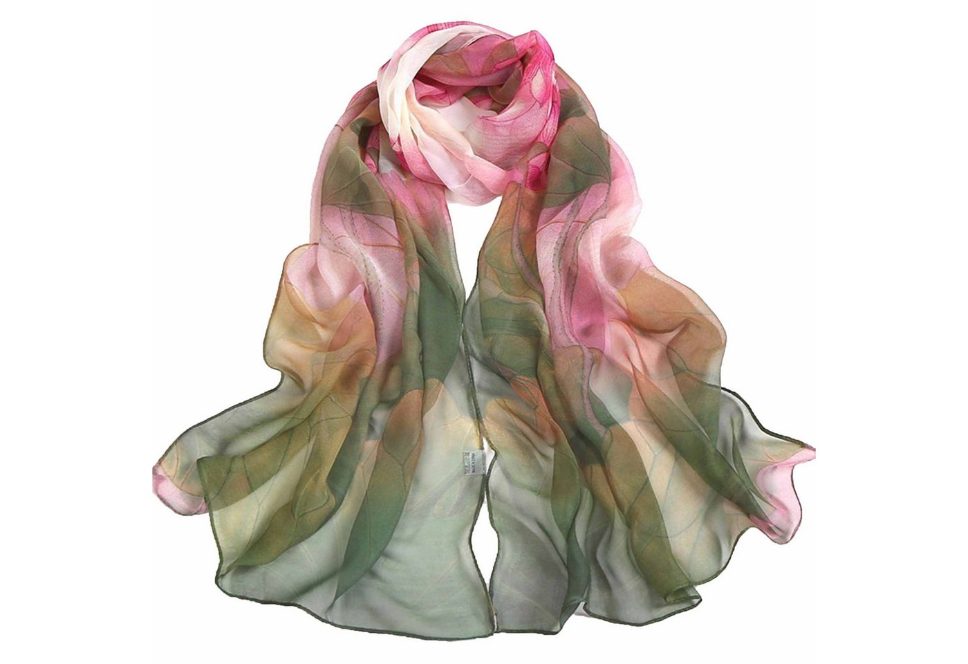 KINSI Modeschal Strandschal 160x50 cm, für Abendkleid, verschiedene Farben, weich, Schal mit Lotosmuster von KINSI