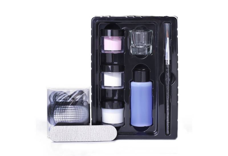 KINSI Nageldesign Zubehör Nailart Kristall-Pulver-Set, Nailart-Werkzeug-Set, 3D-Skulptur, 8-tlg., professionelle Studio-Qualitat von KINSI