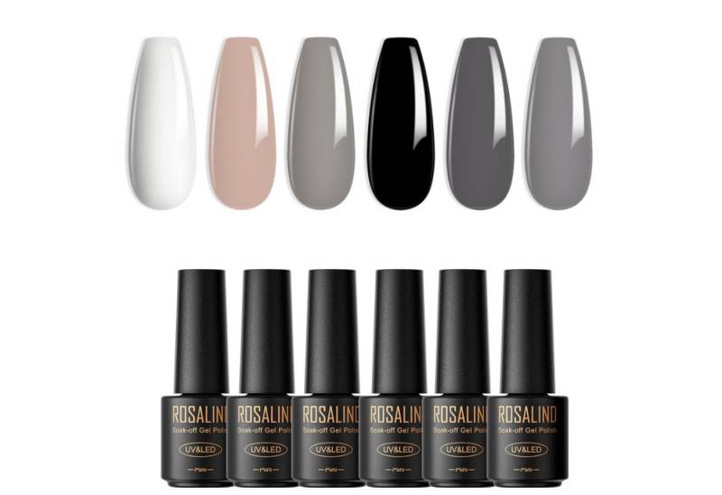KINSI Nagellack-Set UV-Gel Nagellack Set mit 6 Farben - Professionelles Maniküre-Set, Langanhaltender Glanz KINSI Nagellack-Set UV-Gel Nagellack Set mit 6 Farben - Professionelles Maniküre-Set, Langanhaltender Glanz von KINSI