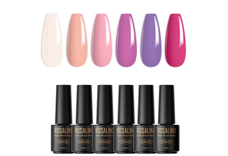 KINSI Nagellack-Set UV-Gel Nagellack Set mit 6 Farben - Professionelles Maniküre-Set, Langanhaltender Glanz KINSI Nagellack-Set UV-Gel Nagellack Set mit 6 Farben - Professionelles Maniküre-Set, Langanhaltender Glanz von KINSI