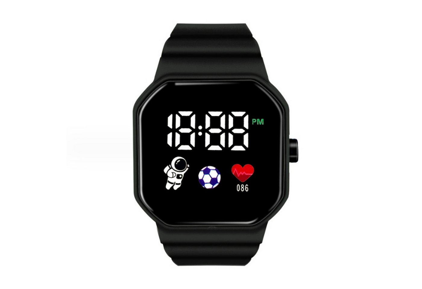 KINSI Sportuhr LED-Uhr für Sport mit Astronaut Design,Digitale Sportuhr, für Outdoor & Nachtlauf von KINSI