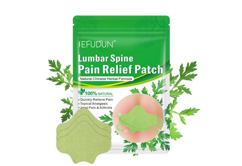 KINSI Wärmepflaster Wermut Lumbalpflaster,Schmerzpflaster für Rücken & Gelenke (12 St), Schnelle & langanhaltende Schmerzlinderung durch Tiefenwärme von KINSI