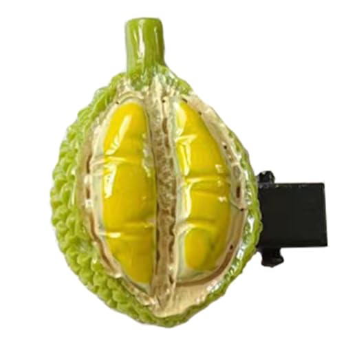 Beliebte Durian-Haarnadel aus Harz, für Erwachsene und Mädchen, Obstform, schöne Haarspangen, seitliches Haar-Styling-Clip von KINSPON
