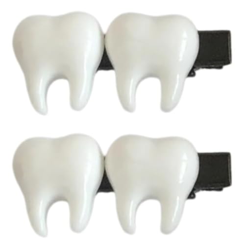 Halloween-Haarspangen, Zahn-Haarspange, Cosplay, Party, Kopfbedeckung, Haarspange, Verkleidungsparty für Maskerade von KINSPON