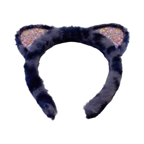 KINSPON Stilvolle Leoparden-Kopfbedeckung Cosplay Maskeraden Stirnbänder Kinder Haarreifen für Halloween Rollenspiele von KINSPON