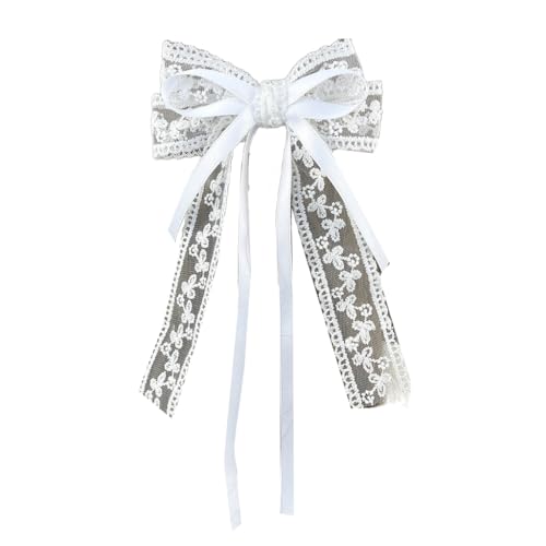 Schleifenschleife Elegant 2000er Seitenclip Schleife Haarspange Aufwendige Fee Schleife Große Bowknot Balletcore von KINSPON