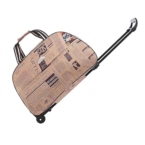 KINZE Reisetasche Trolley Reisetasche wasserdichte Oxford Stoff Gepäcktasche Große Kapazität Geschäftsreise Trolley Wochenende Reisetasche-A8-Klein von KINZE