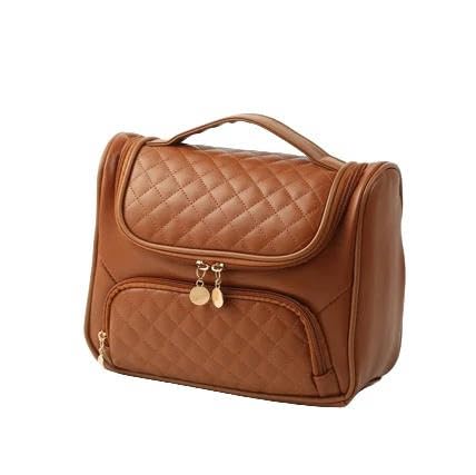 Kosmetiktasche Frauen Reise Hängende Hautpflege Produktlagerbox Pu Kosmetische Tasche Toilettenartikel Aufbewahrungsbox-Hfb-W8237 von KINZE