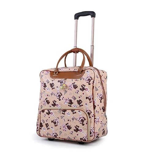 Reisetasche Frauen Reisegepäck Trolley Bag Wheeled Koffer Business Boarding Bag Travel Trolley Gepäckbeutel-Stil 7 von KINZE