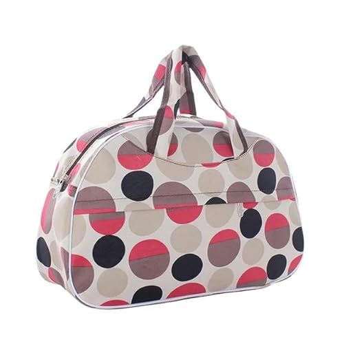 Reisetasche Große Kapazität Frauen Reisetasche Tote Bag Männer Gepäck Duffel Bag Floral Print Frauen Tote Bag E von KINZE