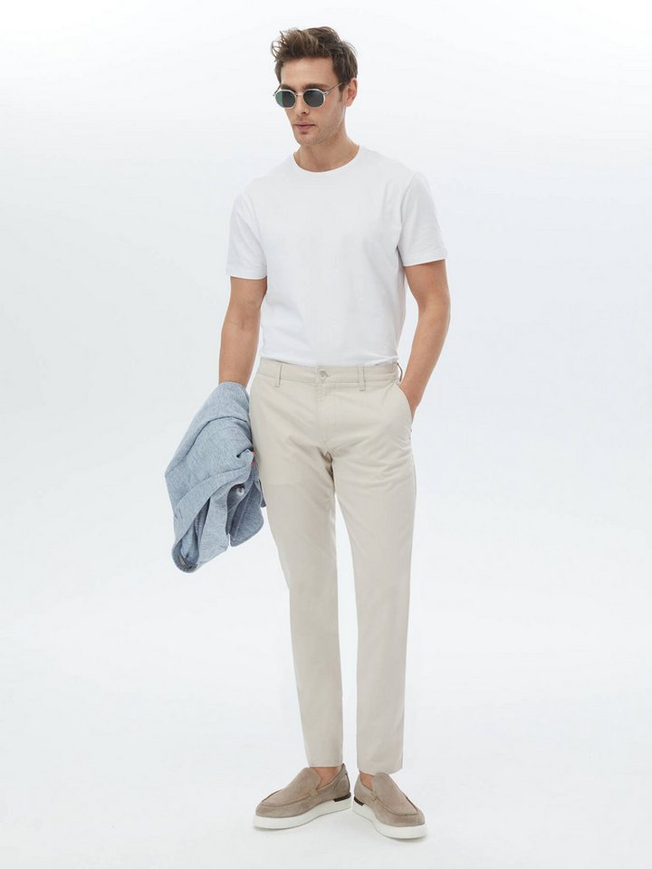 KİP Chinohose Gewebte Slim-Fit-Freizeithose von KİP