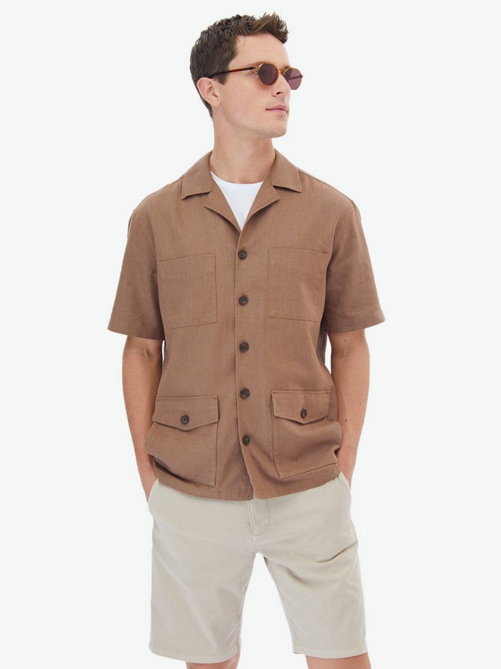 KİP Langarmhemd Haselnuss Regular Fit Gewebte Overshirt von KİP