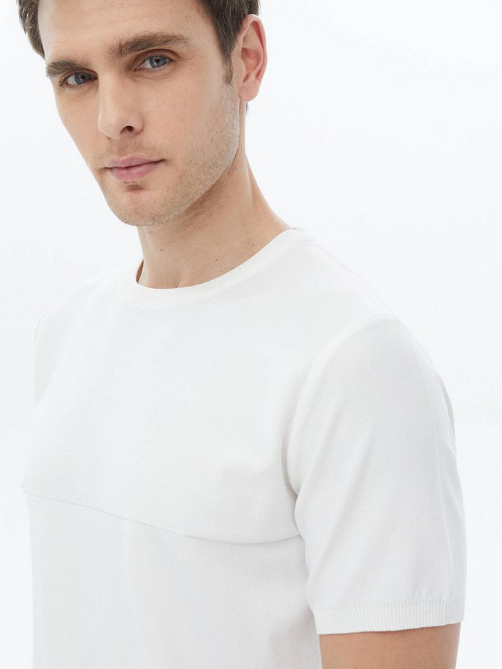 KİP Langarmhemd Reverse-Strick-Strickpullover mit Rundhalsausschnitt von KİP