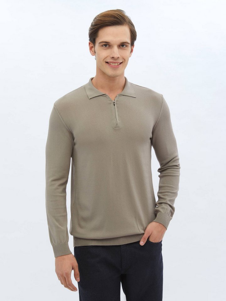 KİP Langarmhemd Rollkragenpullover aus schlichtem Strick von KİP