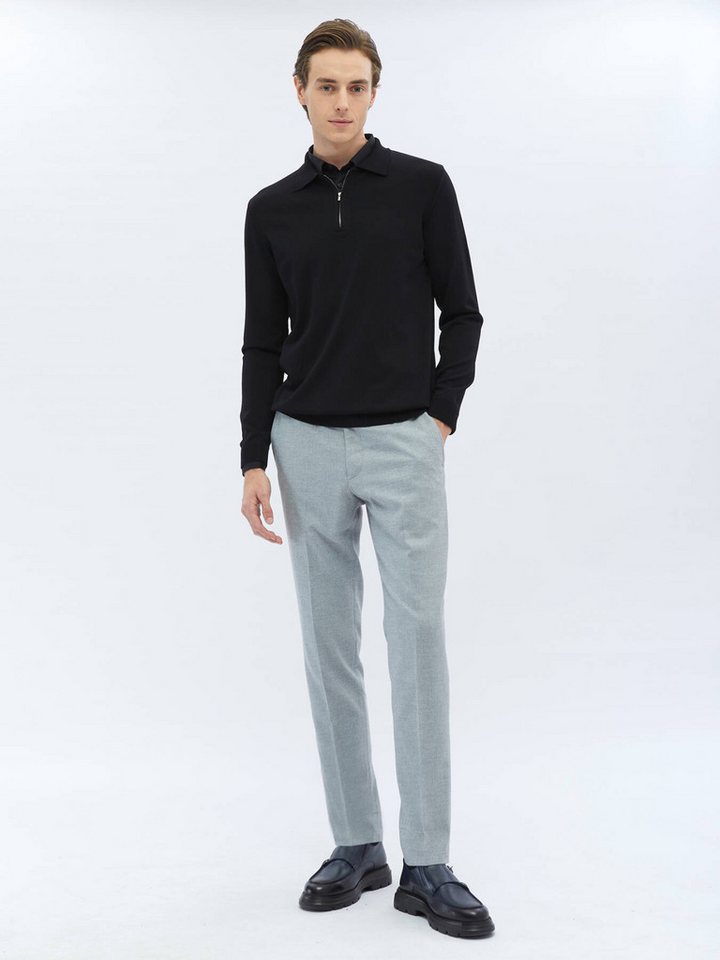 KİP Langarmhemd Rollkragenpullover aus schlichtem Strick von KİP