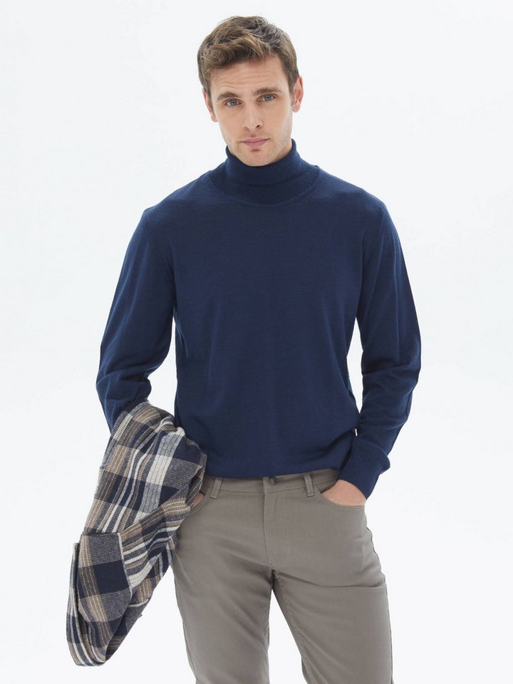 KİP Langarmhemd Strickpullover aus Wollmischung mit durchgehendem Rollkragen und schli KİP Langarmhemd Strickpullover aus Wollmischung mit durchgehendem Rollkragen und schli von KİP