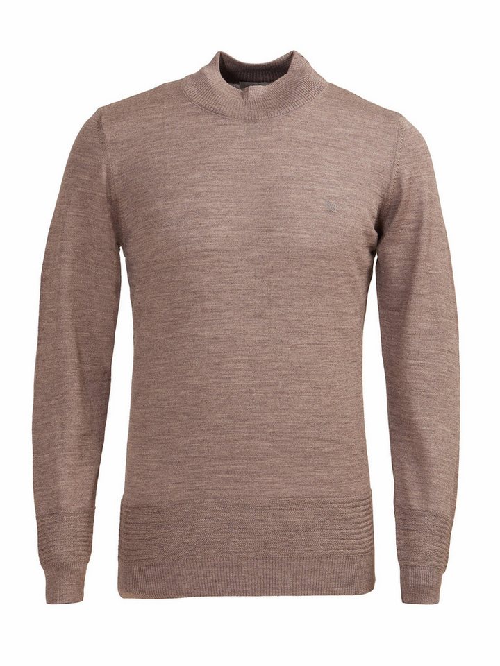 KİP Langarmhemd Strickpullover aus Wollmischung mit halbem Rollkragen von KİP