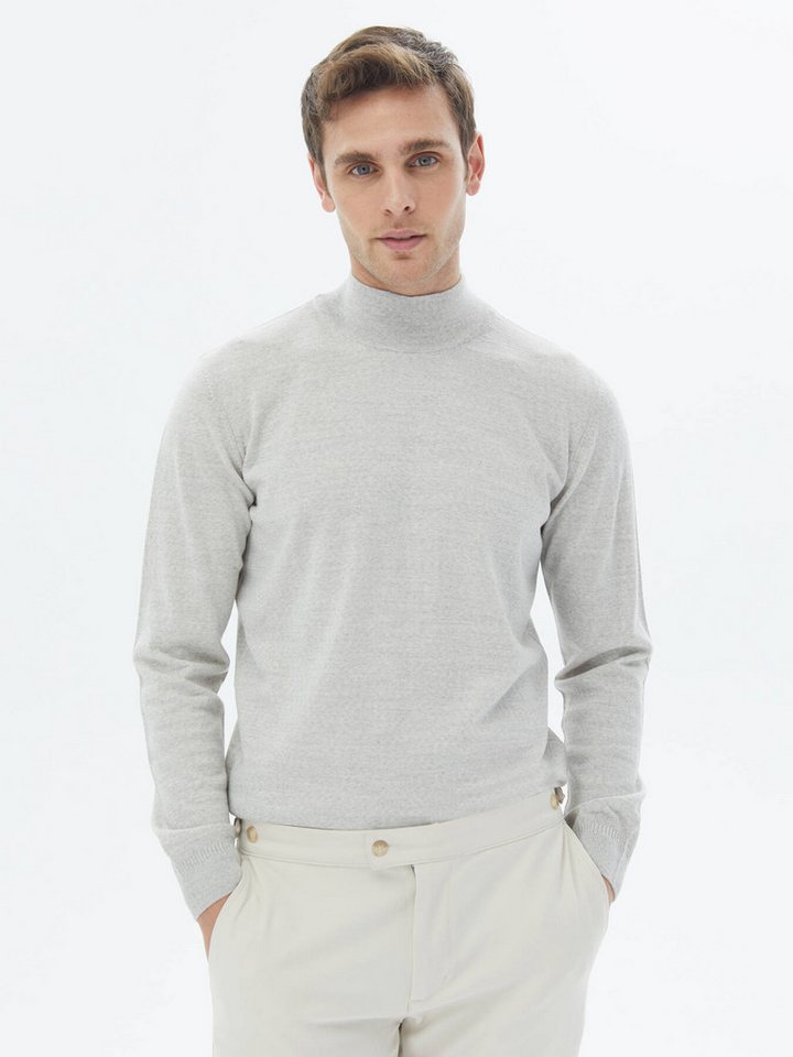 KİP Langarmhemd Strickpullover aus schlichter Wollmischung von KİP