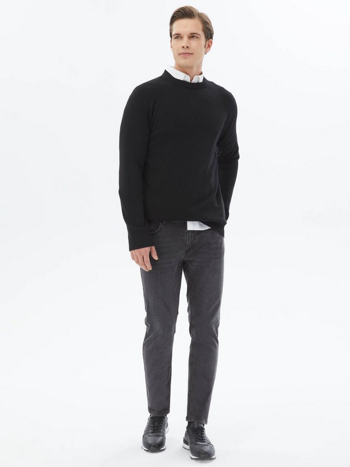 KİP Regular-fit-Jeans Dunkelgraue Super Slim Fit Denim Baumwollmischung Hose von KİP