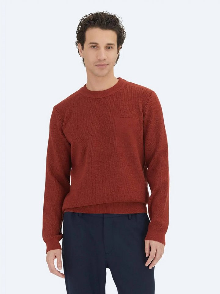 KİP Steppweste Fliesen Rot Strickpullover von KİP