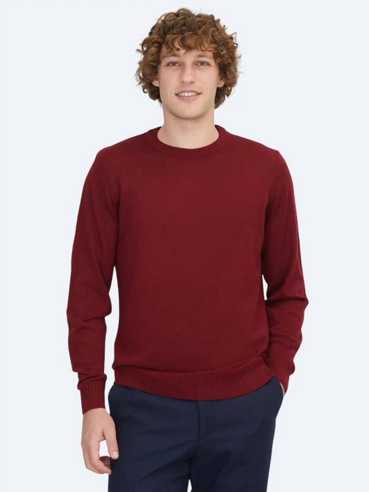 KİP Steppweste Rotes Strick-Sweatshirt von KİP