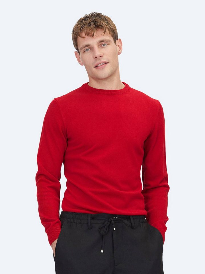 KİP Steppweste Rotes Strick-Sweatshirt von KİP
