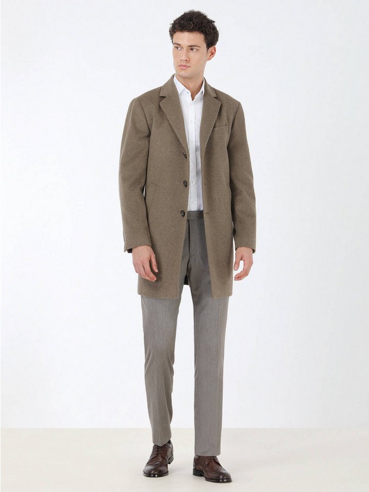 KİP Winterjacke Leichter Kaffee Webmantel von KİP