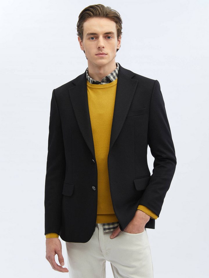 KİP Winterjacke Schlichte Jacke aus Wollmischung mit moderner Passform von KİP
