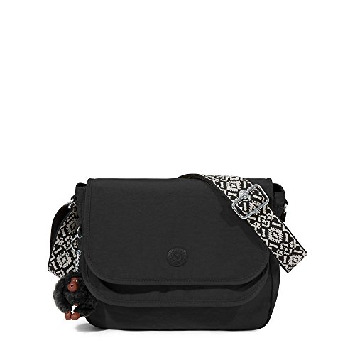 KIPLING KIPLING Brooklyn Go Solid Crossbody Bag mit Gitarrengurt, Schwarz, Einheitsgröße, Brooklyn Go Solid Crossbody Bag mit Gitarrengurt KIPLING KIPLING Brooklyn Go Solid Crossbody Bag mit Gitarrengurt, Schwarz, Einheitsgröße, Brooklyn Go Solid Crossbody Bag mit Gitarrengurt von KIPLING KIPLING