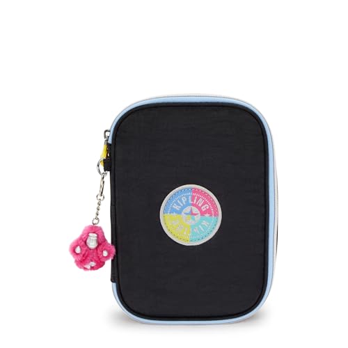 Kipling Bedrucktes Federmäppchen für Damen, 100 Stifte, zum Organisieren von Accessoires, Kunstbedarf, Make-up, Reise-Organizer, True Black FC25, 8.25''L x 6''H x 2''D, Kipling Kosmetiktasche für Kipling Bedrucktes Federmäppchen für Damen, 100 Stifte, zum Organisieren von Accessoires, Kunstbedarf, Make-up, Reise-Organizer, True Black FC25, 8.25''L x 6''H x 2''D, Kipling Kosmetiktasche für von KIPLING KIPLING