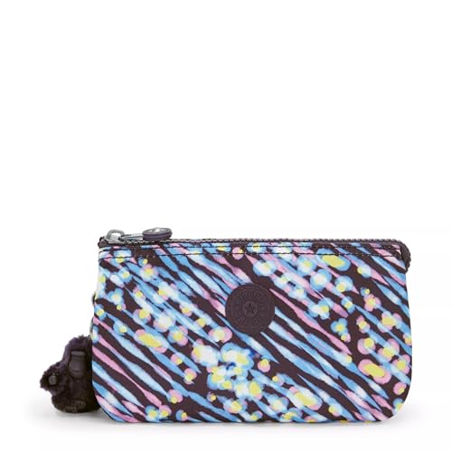 Kipling Große Kosmetiktasche für Damen, vielseitiges Kosmetik-Set, leichter Reise-Organizer, Unterwasserlichter, 7.25''L x 4.25''H x 1.5''D, Kipling Große Kosmetiktasche für Damen, vielseitiges von KIPLING KIPLING