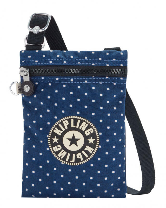 KIPLING - Kipling Afia Lite Center Umhängetasche/Brustbeutel soft dot Blau von KIPLING