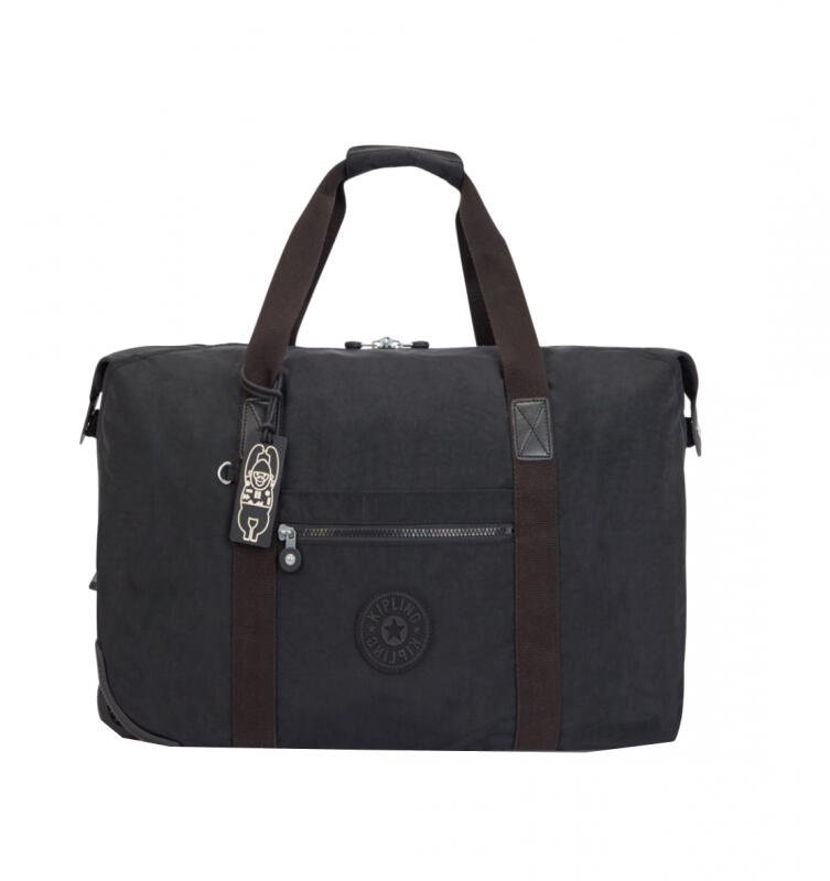 KIPLING - Kipling Art on Wheels M Medium wheeled carry-on black noir Schwarz von KIPLING