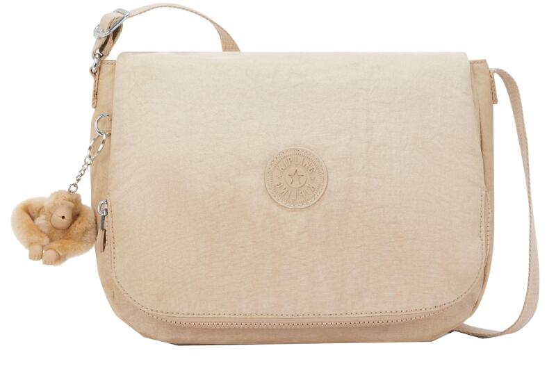 KIPLING - Kipling EARTHBEAT M Umhängetasche Sparkled Beige Beige von KIPLING
