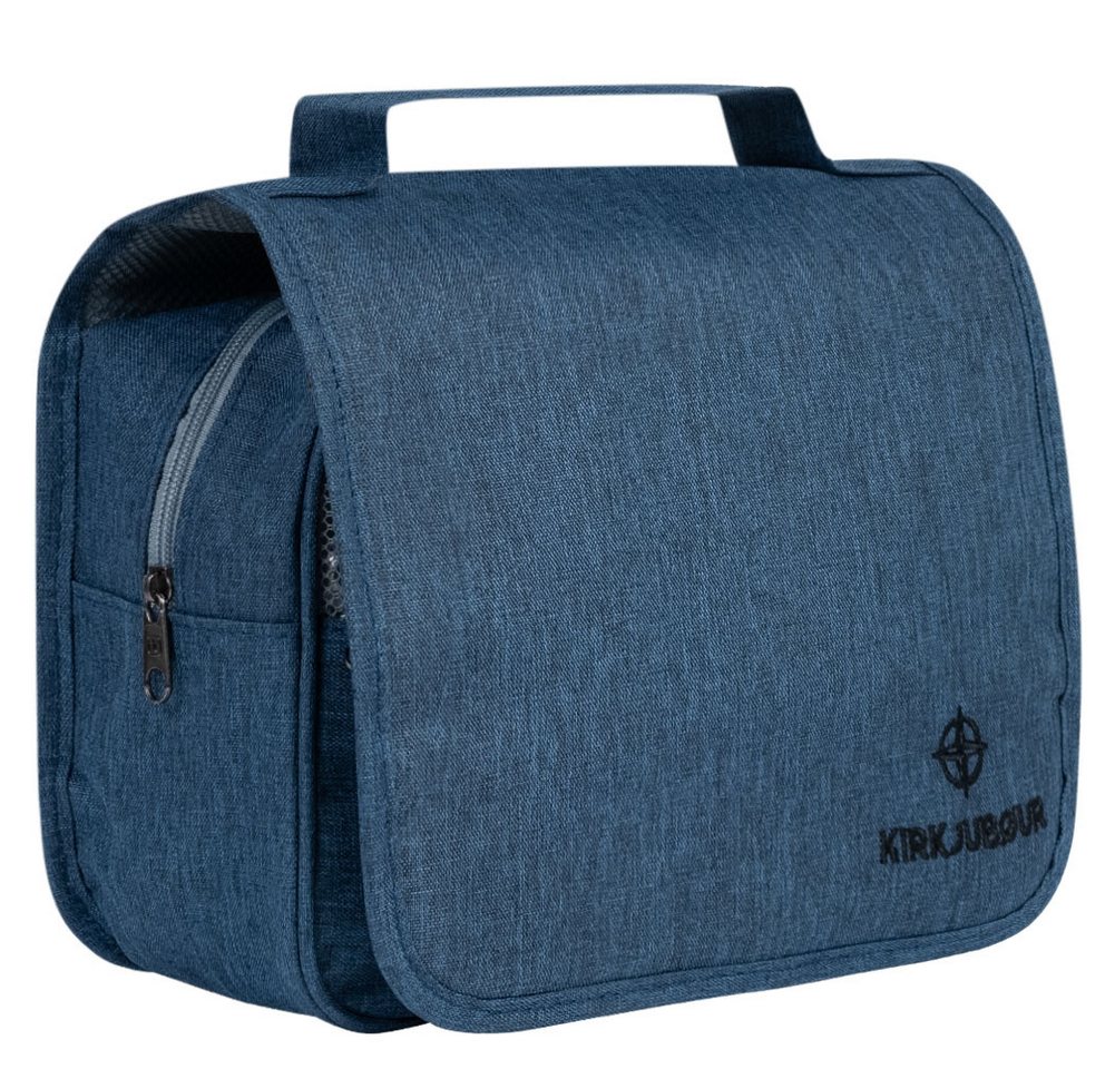 KIRKJUBOUR Kulturbeutel "Rejser" Outdoor Kulturtasche, mit Haken zum Aufhängen, optimal für Reisen und Ausflüge von KIRKJUBOUR