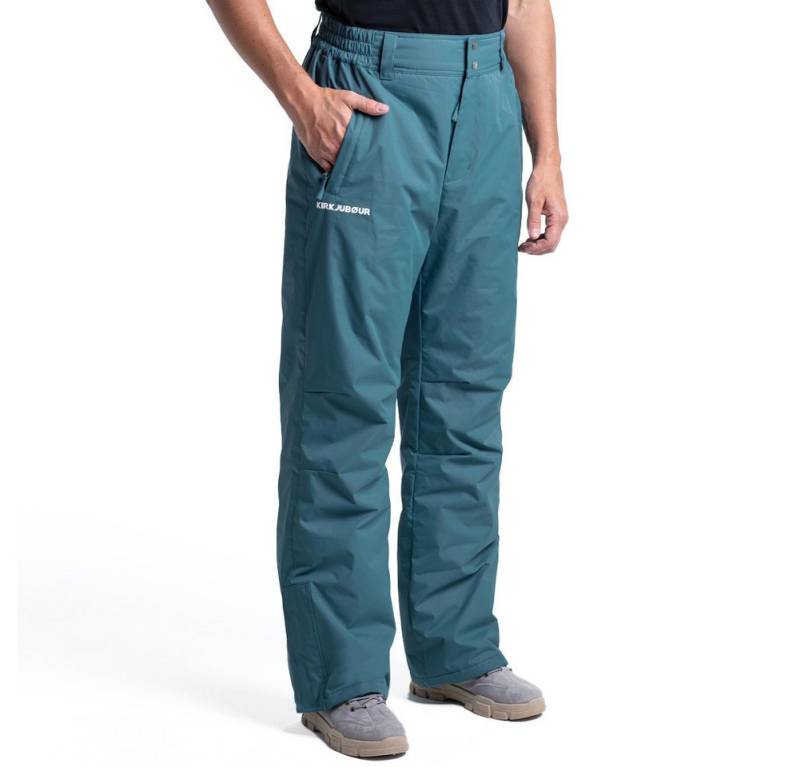 KIRKJUBOUR Skihose L KJ-71, KIRKJUBØUR® "Skadi" Herren Skihose blau wasserabweisendes Obermaterial von KIRKJUBOUR